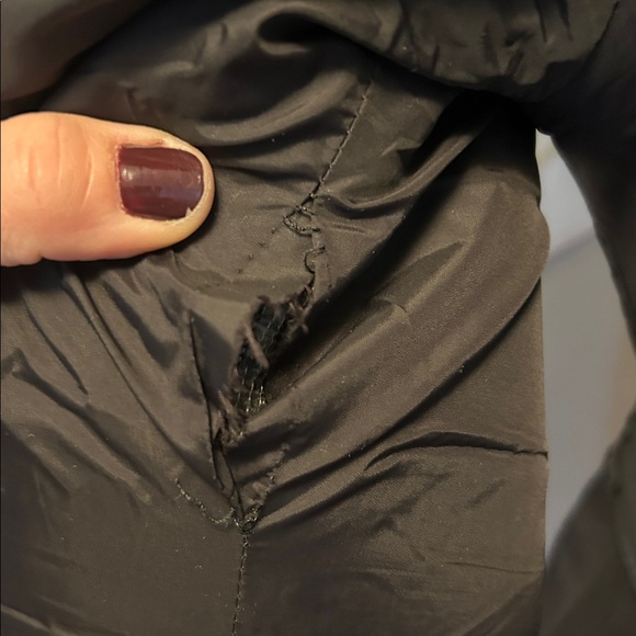 Overland Reversible Black Shearling Hooded Women's Coat - Picture 6 of 11